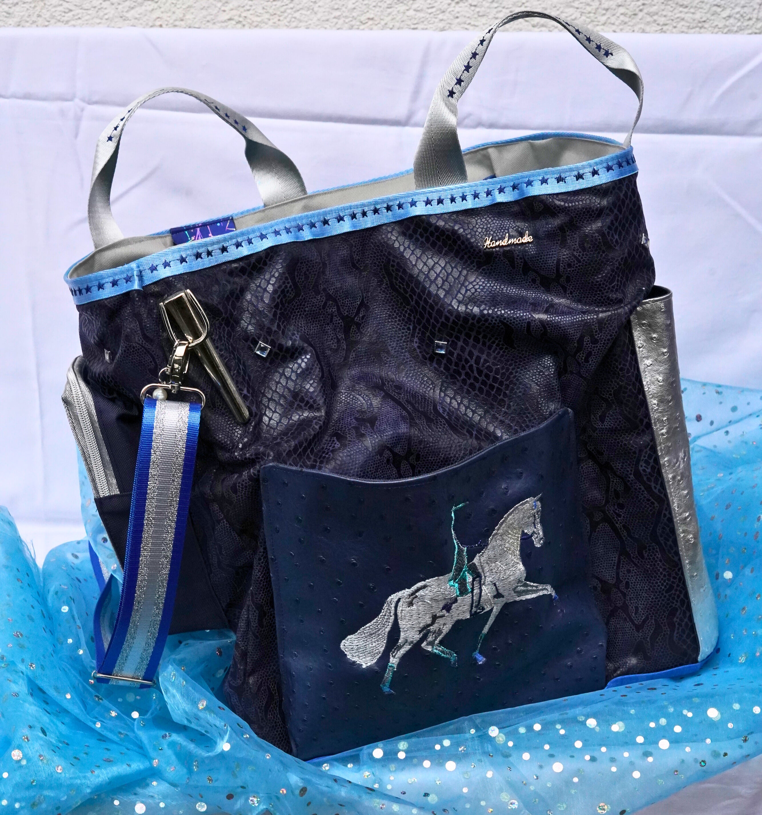 Exklusive XXL Putztasche "Sapphire Mist"