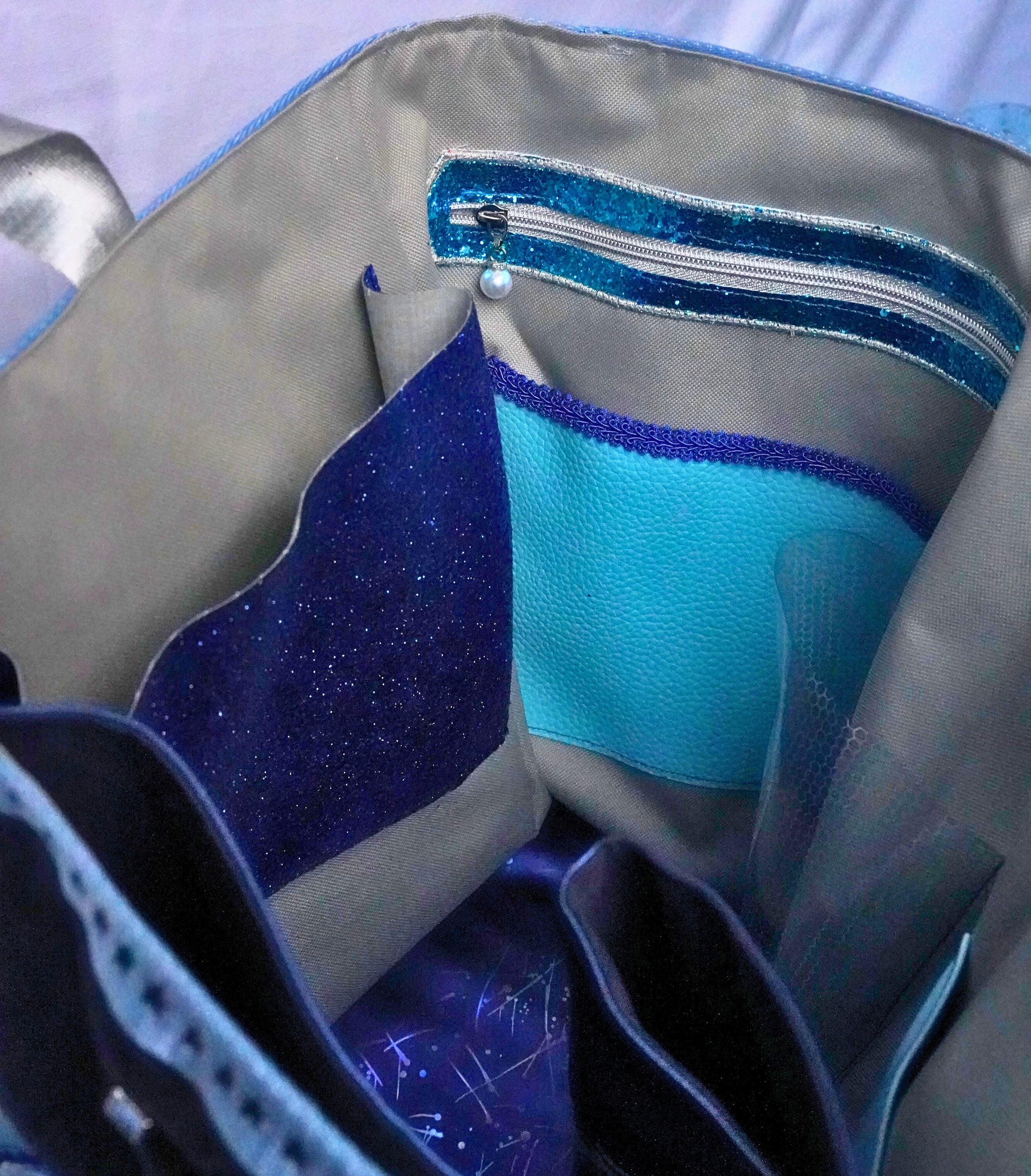 Exklusive XXL Putztasche "Sapphire Mist"