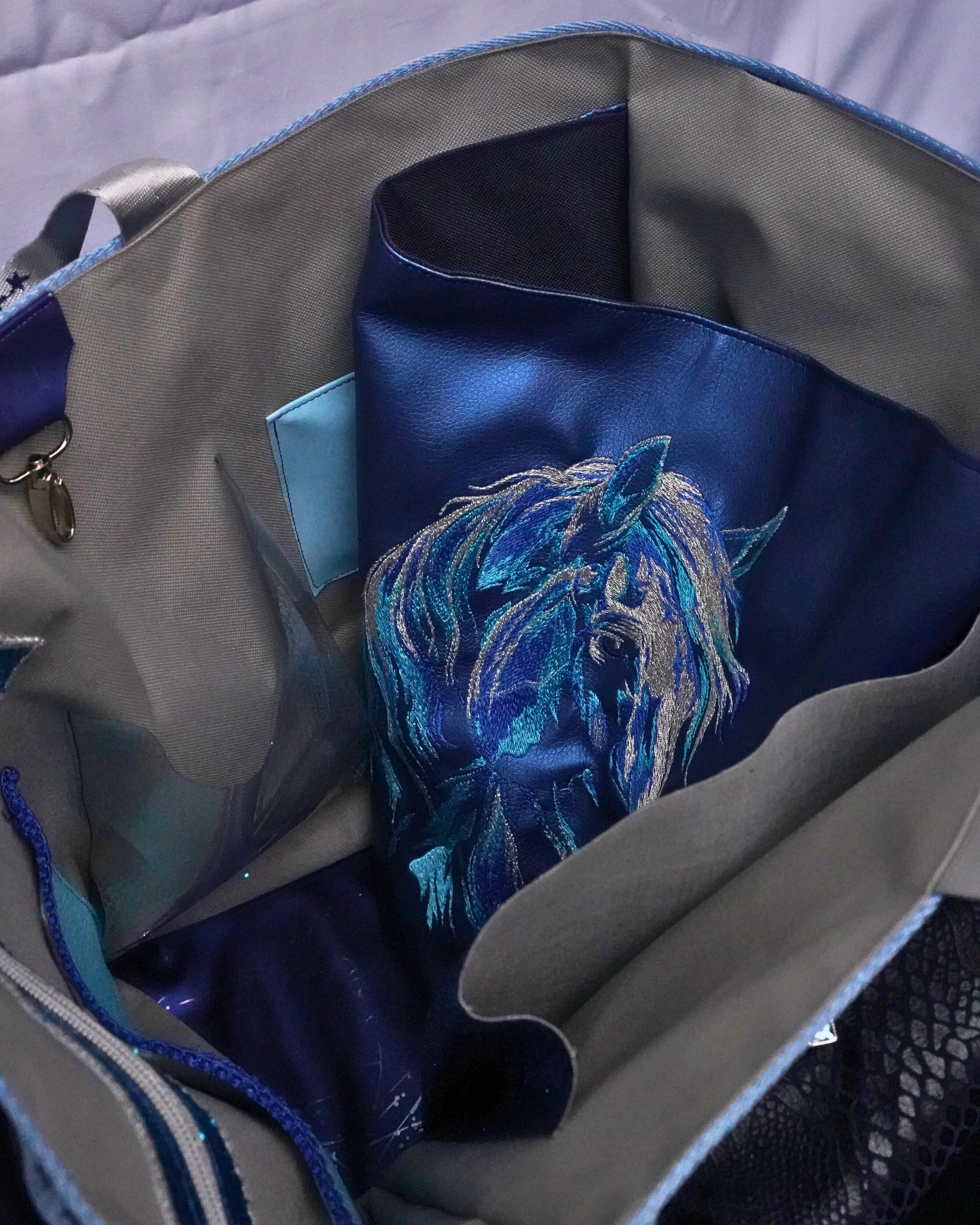 Exklusive XXL Putztasche "Sapphire Mist"
