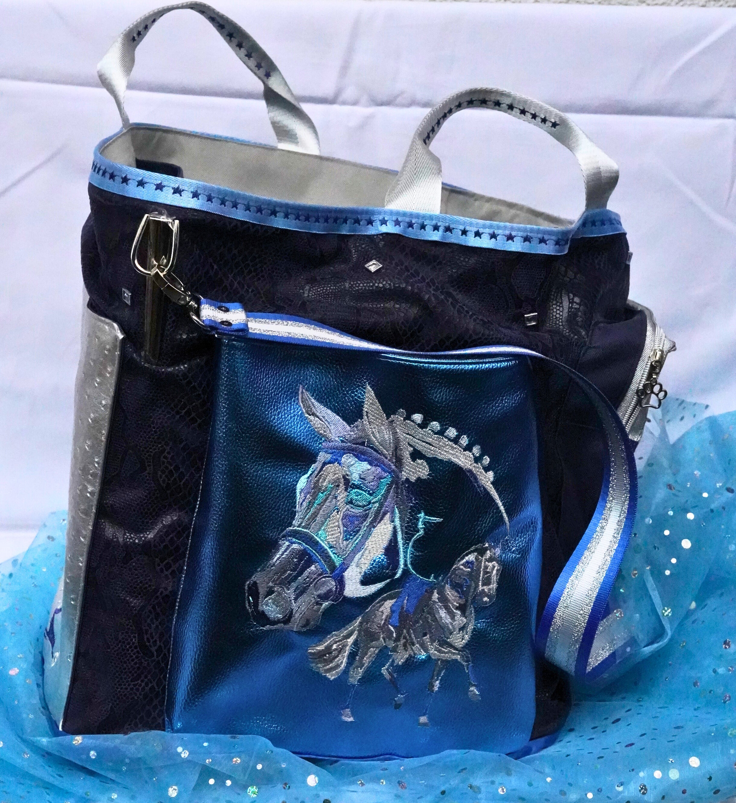 Exklusive XXL Putztasche "Sapphire Mist"