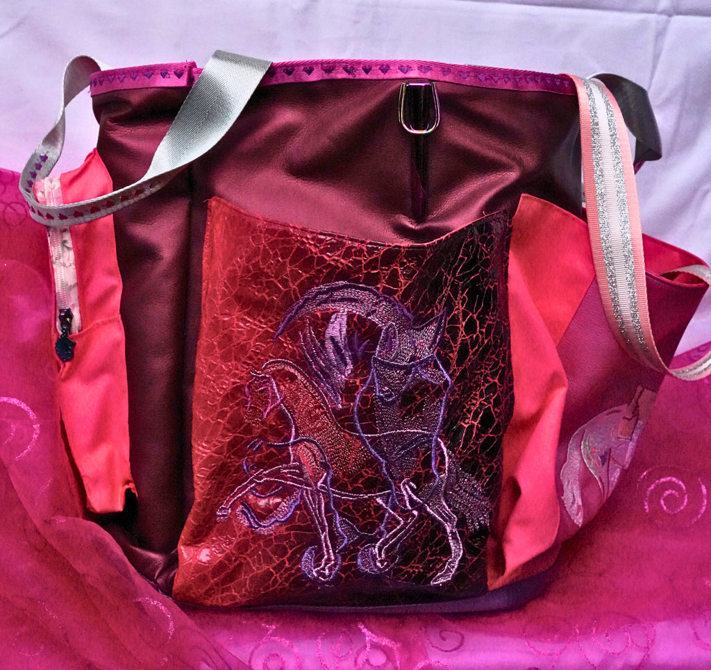 🦄 Exklusive Handmade Putztasche "Pink Glamour"