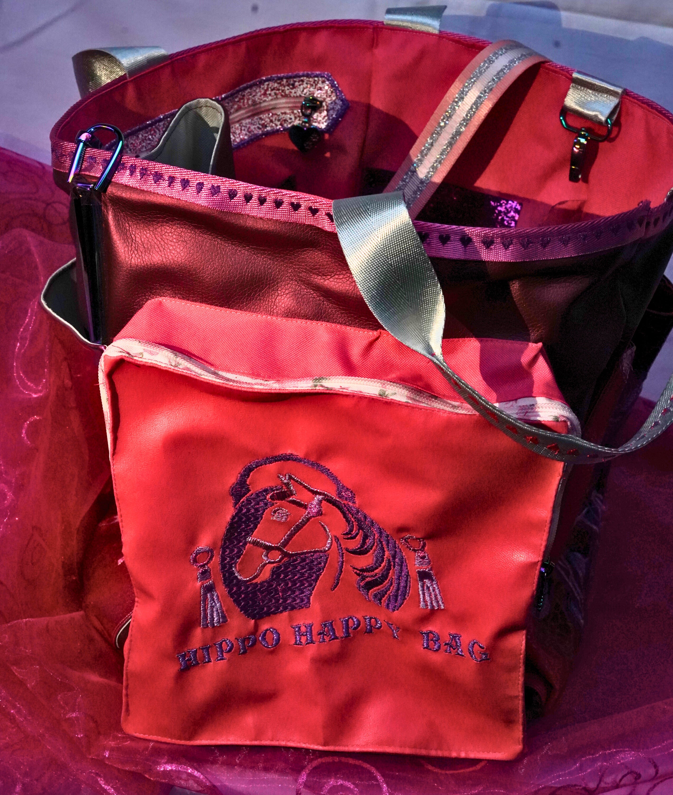 🦄 Exklusive Handmade Putztasche "Pink Glamour"