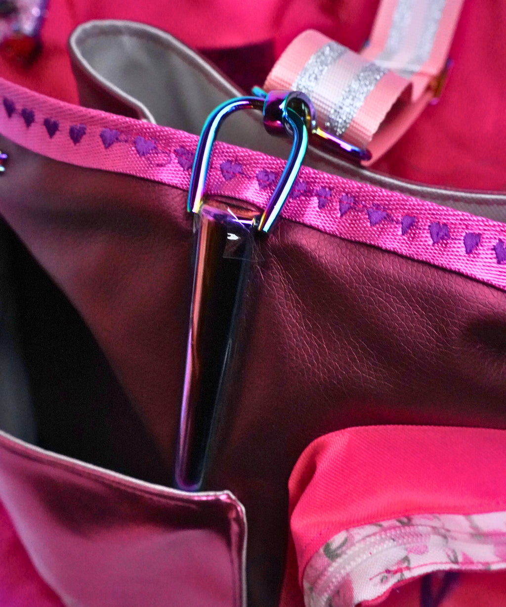 🦄 Exklusive Handmade Putztasche "Pink Glamour"