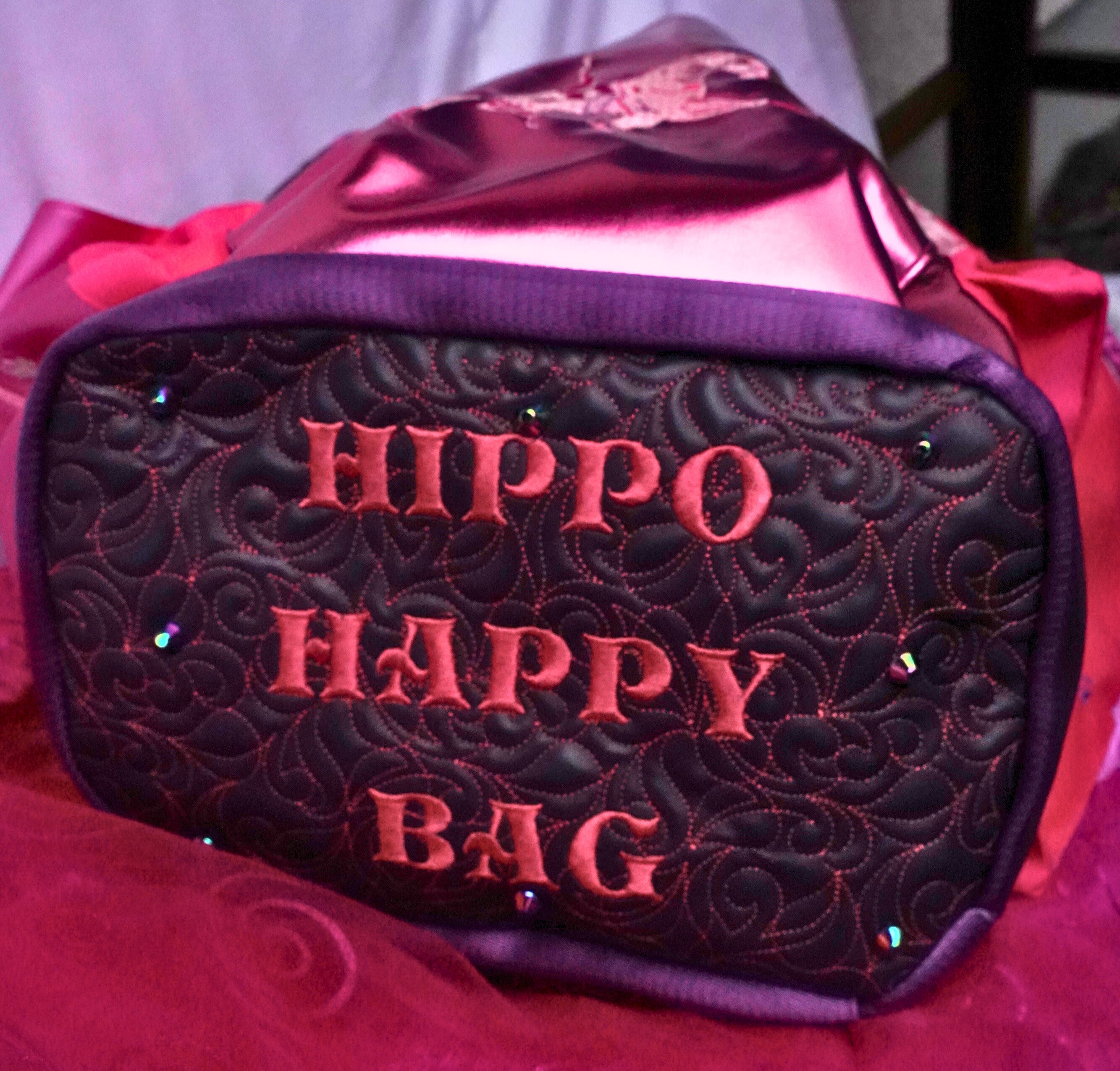 🦄 Exklusive Handmade Putztasche "Pink Glamour"