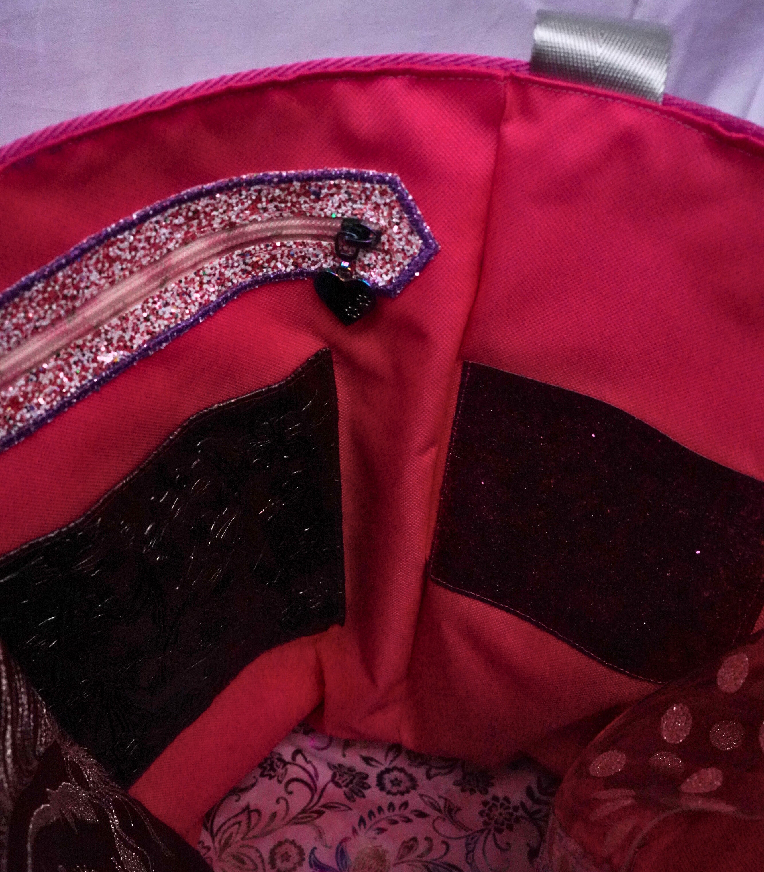 🦄 Exklusive Handmade Putztasche "Pink Glamour"