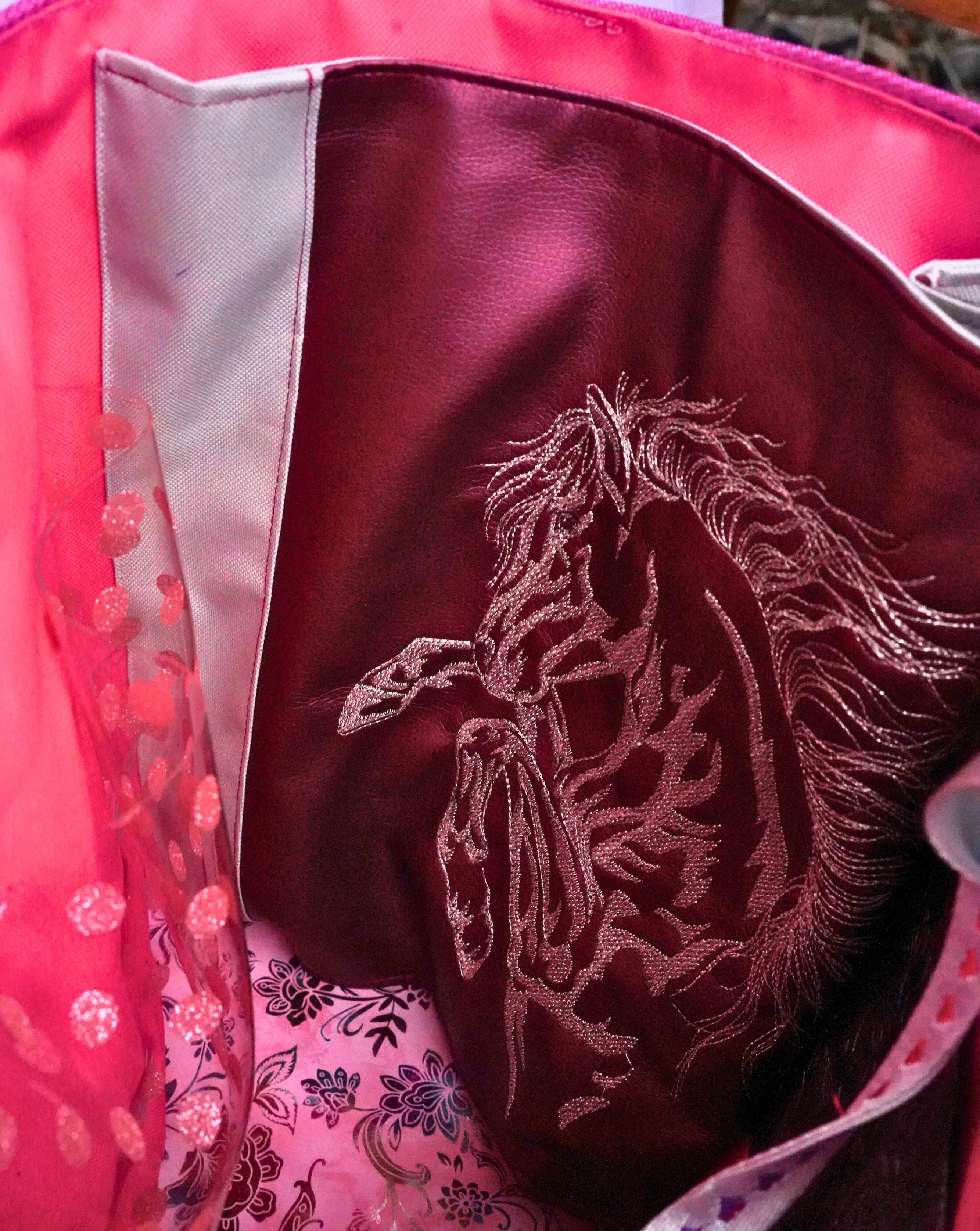 🦄 Exklusive Handmade Putztasche "Pink Glamour"