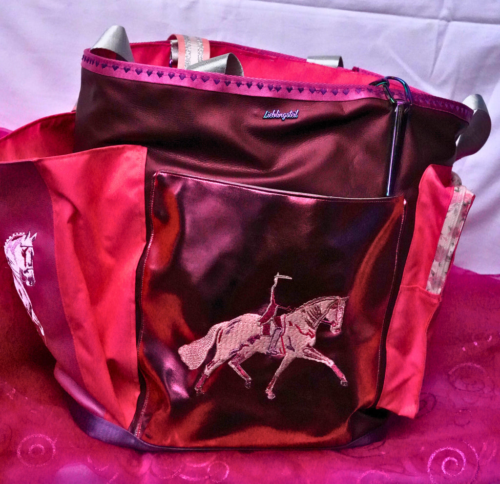 🦄 Exklusive Handmade Putztasche "Pink Glamour"