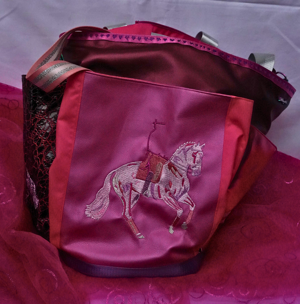 🦄 Exklusive Handmade Putztasche "Pink Glamour"