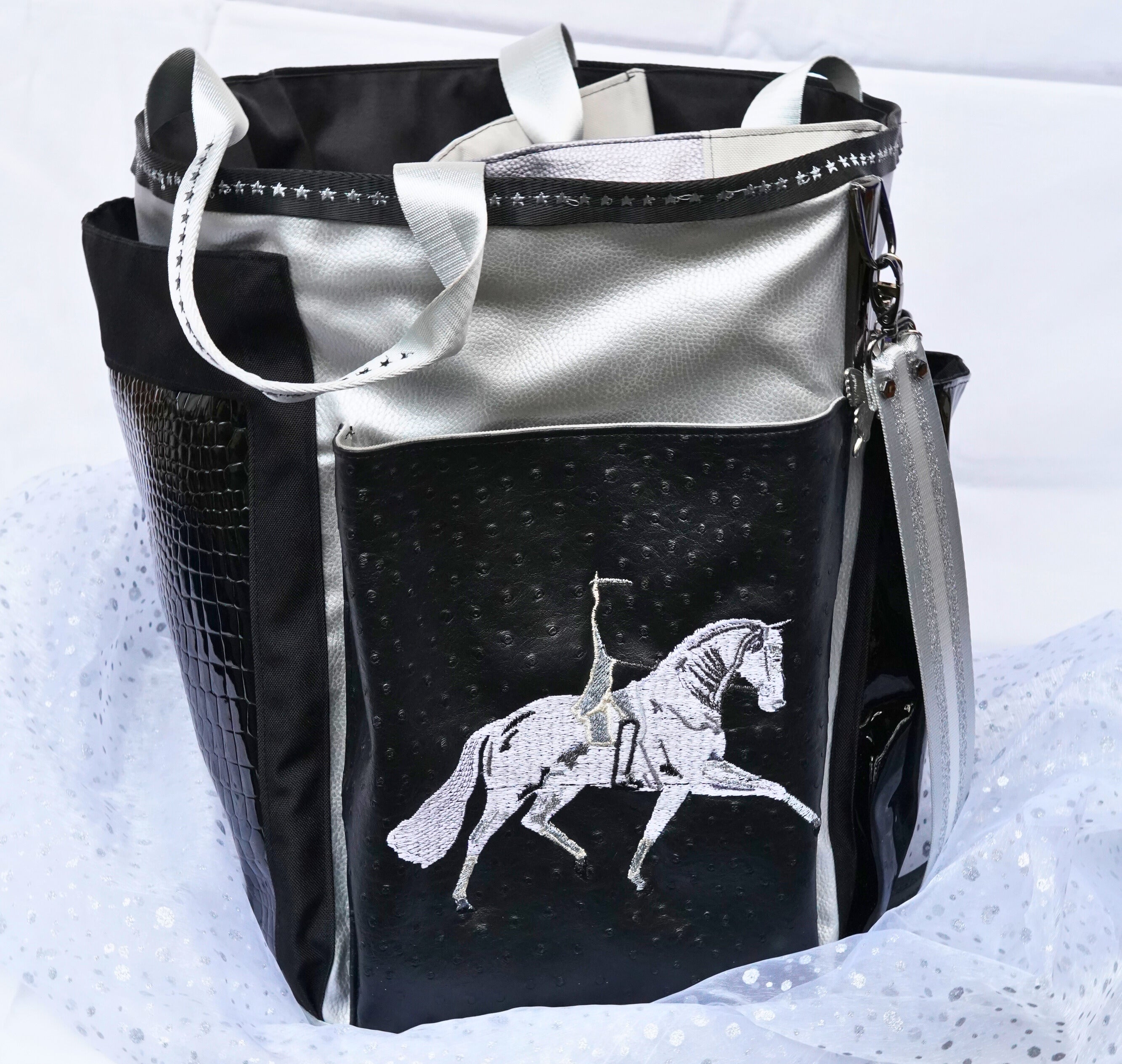 XXL Putztasche "Black Silver Edition"