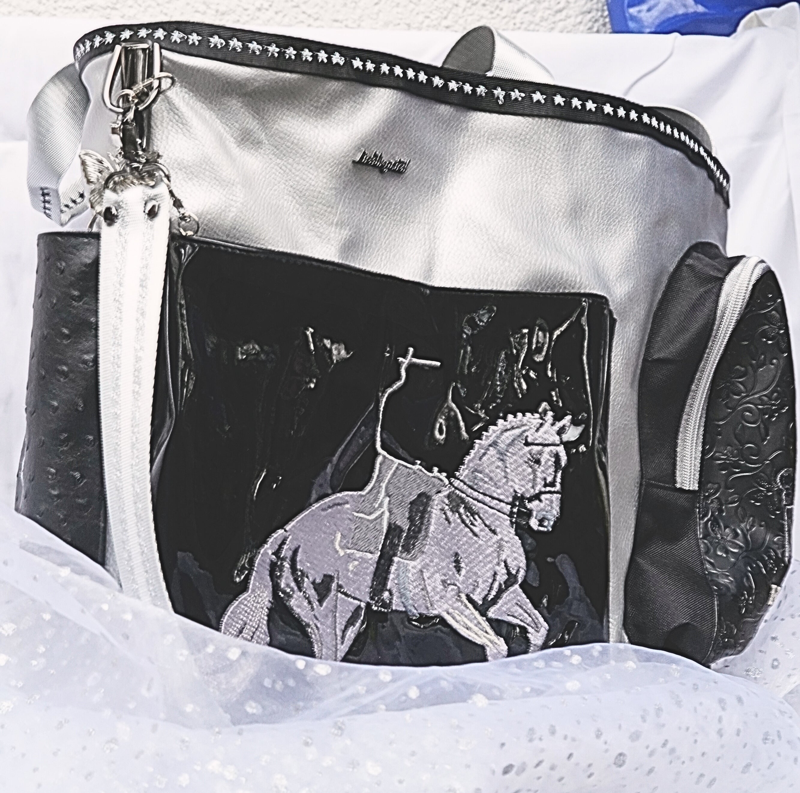 XXL Putztasche "Black Silver Edition"