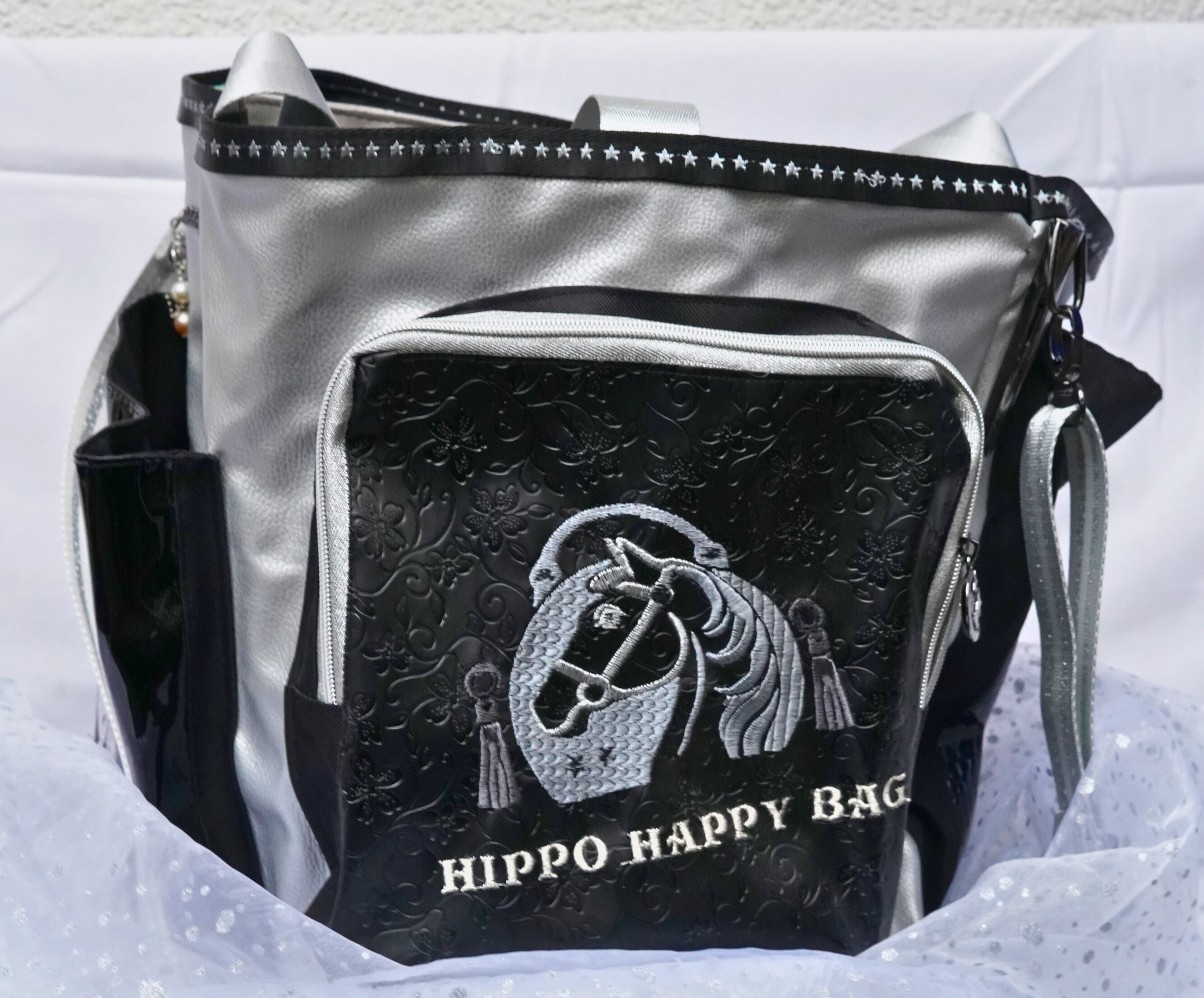 XXL Putztasche "Black Silver Edition"