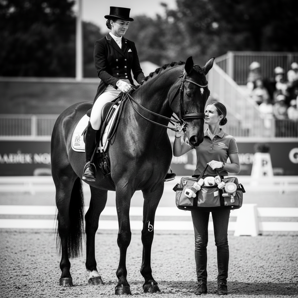 das ist schon sehr gut, aber die Pflegerin nicht im Turnieroutfit